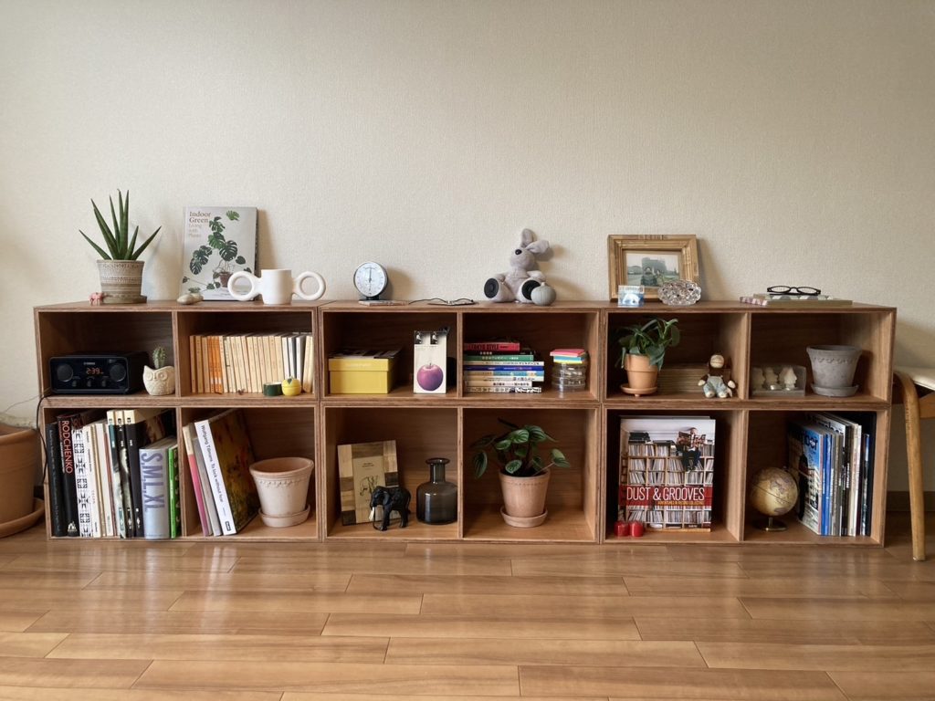 組み合わせる収納